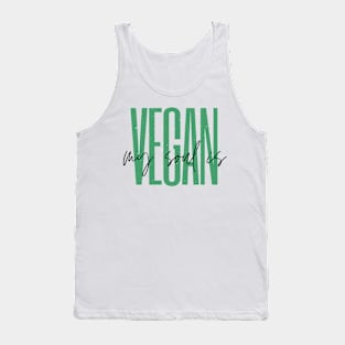 My Soul is Vegan White Tank Top